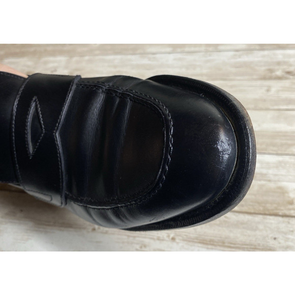 Salvatore Ferragamo Shoes Mens 39 EU 7 2E US Black Penny Loafer UG18865 main image 11